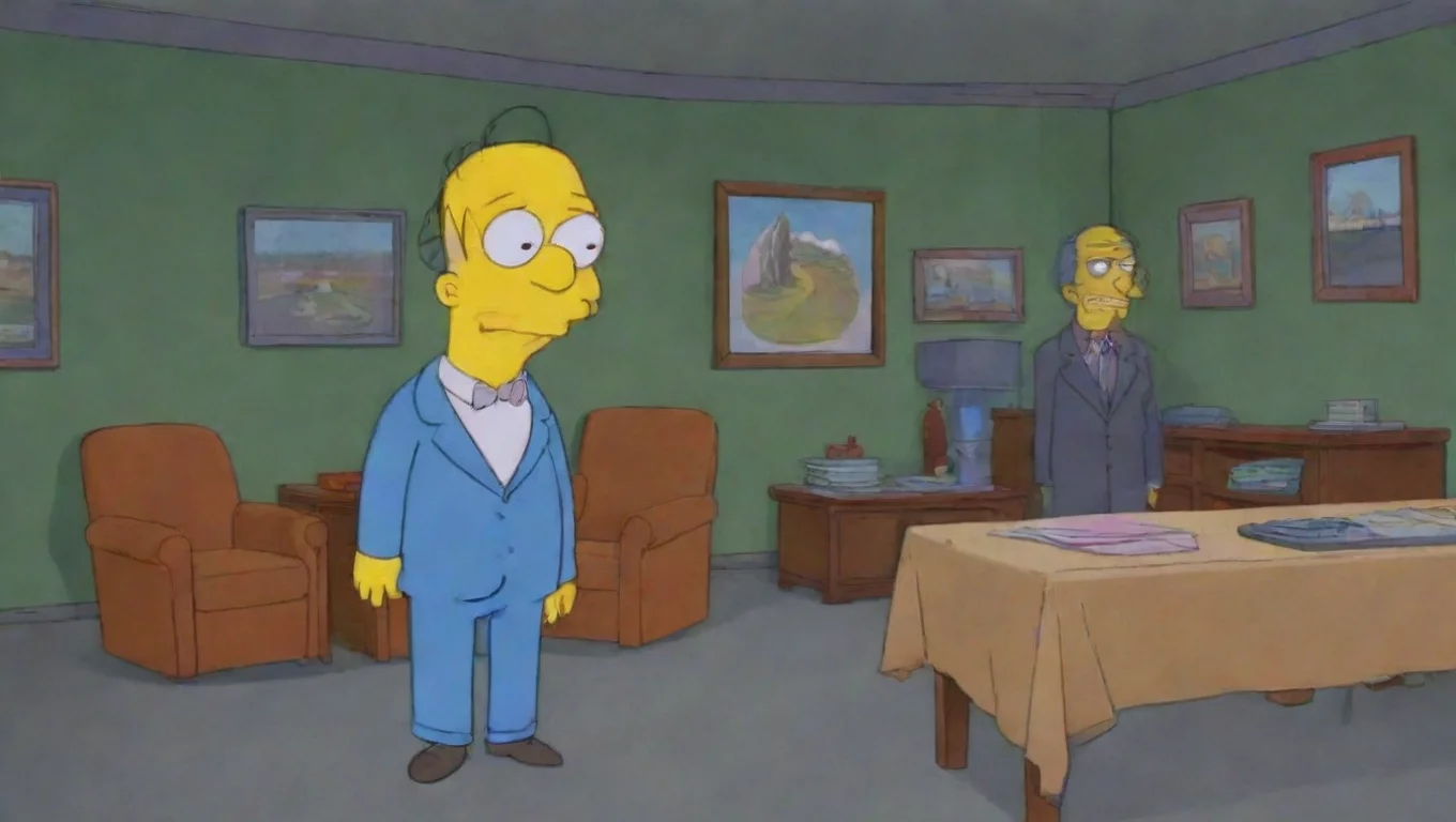 Backdrop background environment neutral colors artstation  Mr Burns laughs Youre not very good at this are you undefined