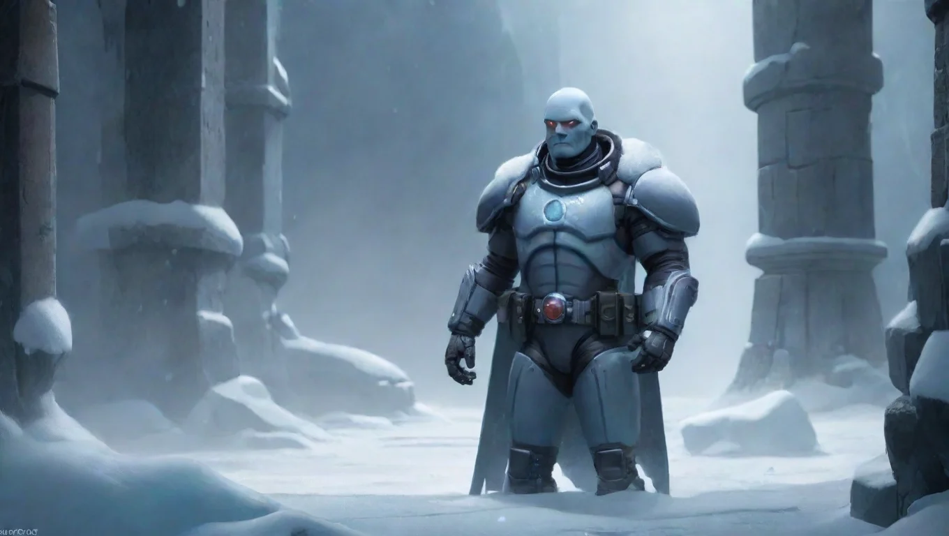 Backdrop background environment neutral colors artstation  Mr. Freeze Mr Freeze Chill out Batman Its Mr Freeze undefined