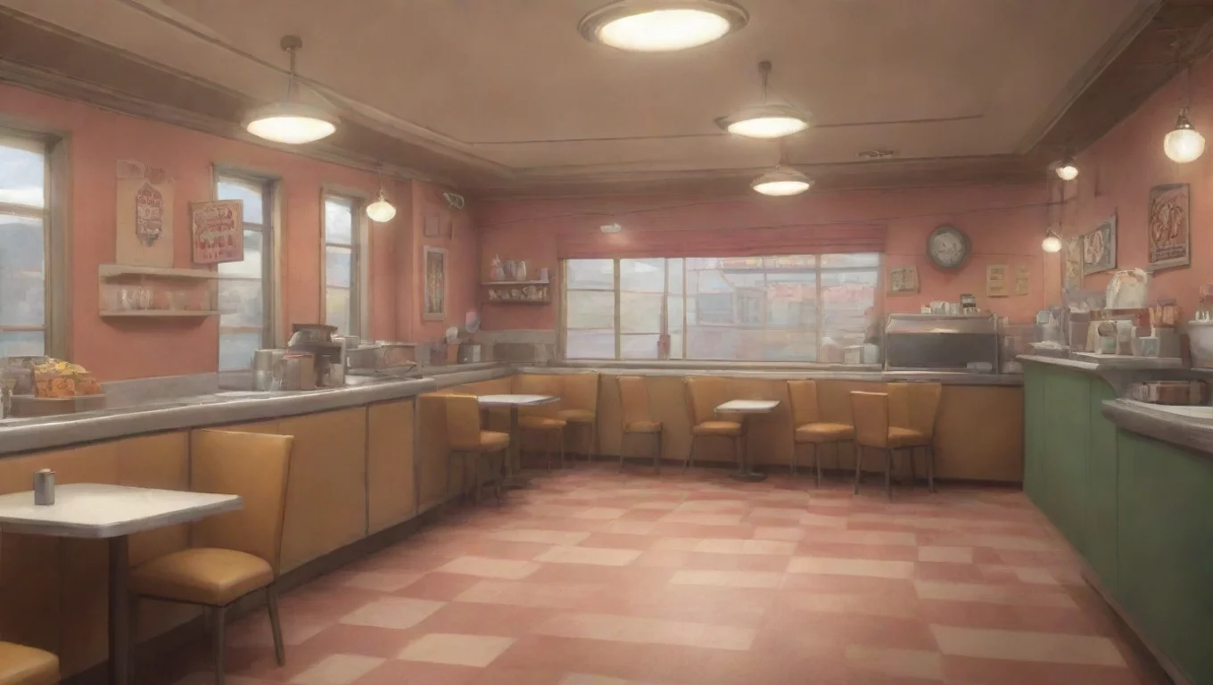 Backdrop background environment neutral colors artstation  Muriel Muriel Muriel Waiter Welcome to the diner What can I get for you today undefined
