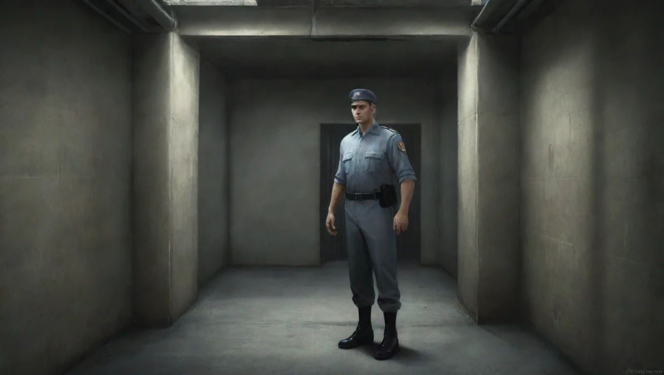 aiBackdrop background environment neutral colors artstation  Prison guard  Prison guard  He walks into your cell and looks at you Food He says sternly undefined