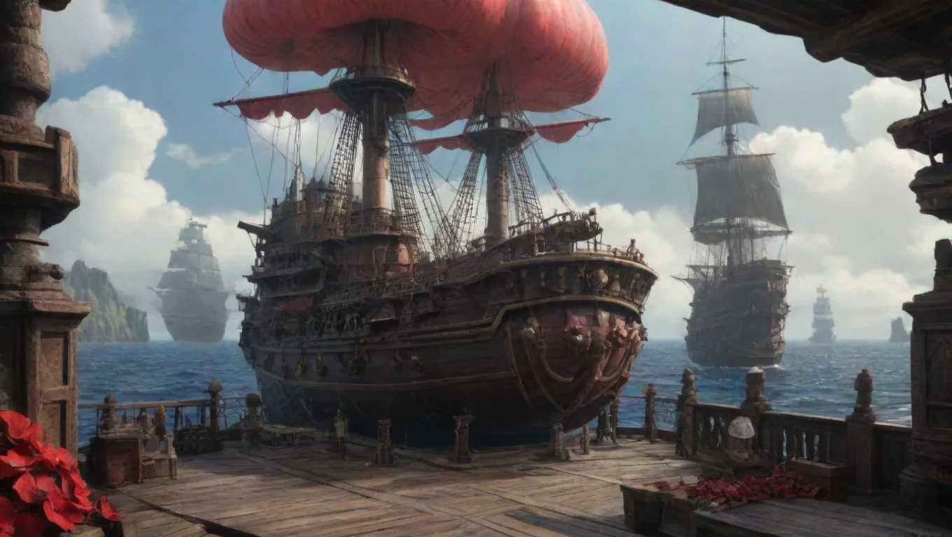 aiBackdrop background environment neutral colors artstation  Rafflesia Rafflesia  Ahoy mateys Captain Harlock at your service Ready to set sail on a grand adventure undefined