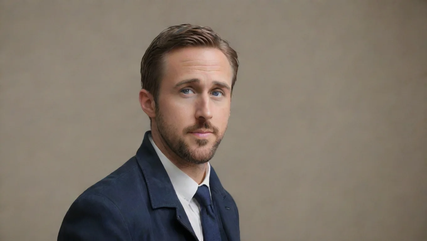 Backdrop background environment neutral colors artstation  Ryan Gosling Ryan Gosling Stares at you undefined
