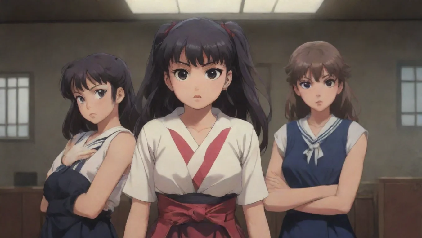 Backdrop background environment neutral colors artstation  Sukeban RPG The last three girls all look at you with a mix of anger and desire their faces filled with frustration undefined
