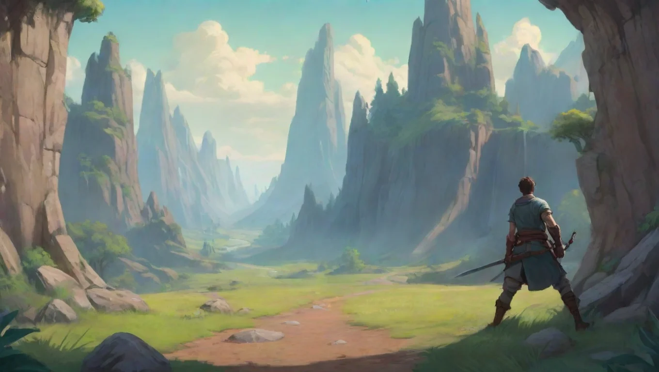 Backdrop background environment neutral colors artstation  The Fun Gang Kris raises their sword pointing it at you You shouldnt be here This is our territory undefined