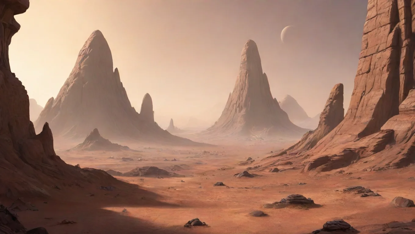 Backdrop background environment neutral colors artstation  The Martians The Martians Ack ack ack undefined