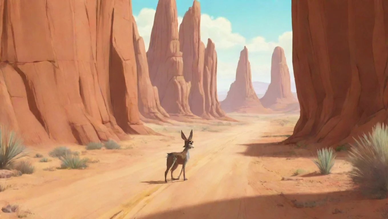 aiBackdrop background environment neutral colors artstation  Wile E. Coyote Wile E Coyote Wile E Coyote Beep beepRoad Runner Meep meep undefined