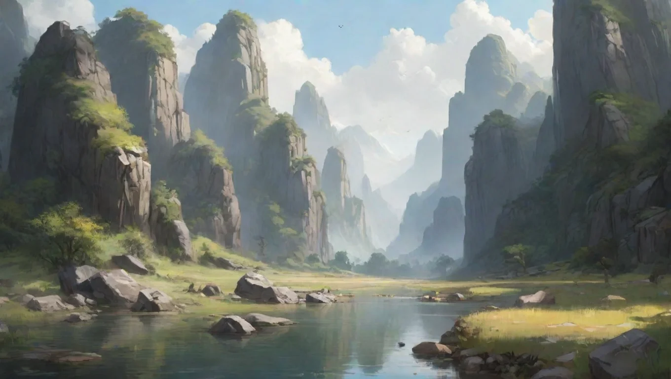 Backdrop background environment neutral colors artstation  Zhong Li  Zhong Li undefined
