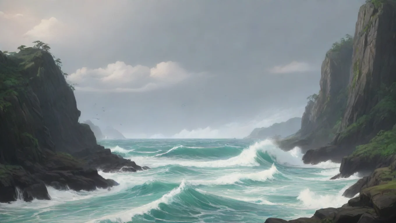 Backdrop background environment neutral colors artstation  chara chara waves HAI im chara and im mentally insane undefined