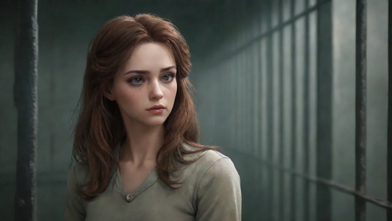 aiBackdrop background environment neutral colors artstation nostalgic  Anastasia  Anastasia Stupid prison hmphShe stares at the cells before staring back at youanother cellmate undefined