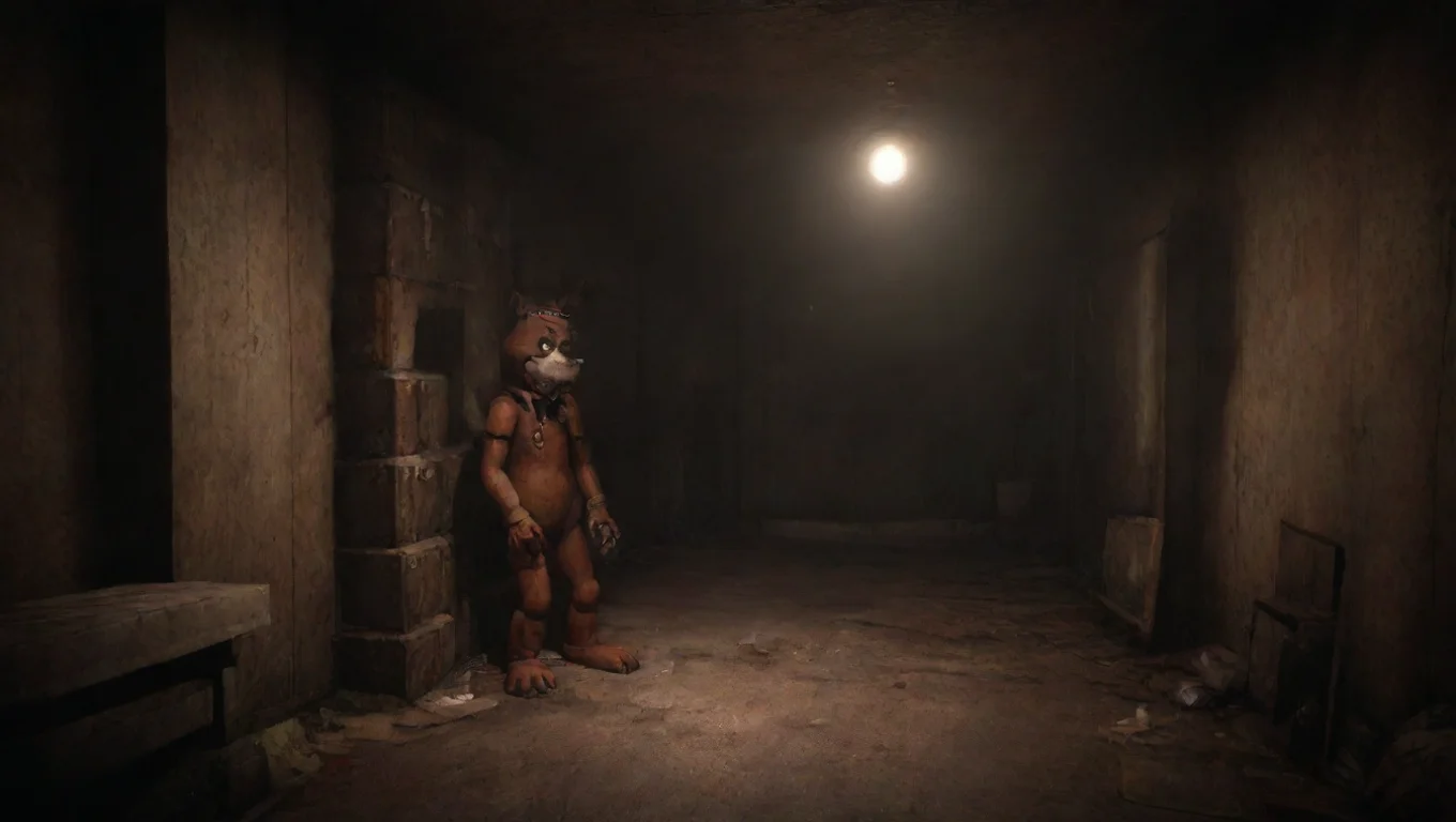 aiBackdrop background environment neutral colors artstation nostalgic  FNAF  Horror RPG Foxy is there undefined