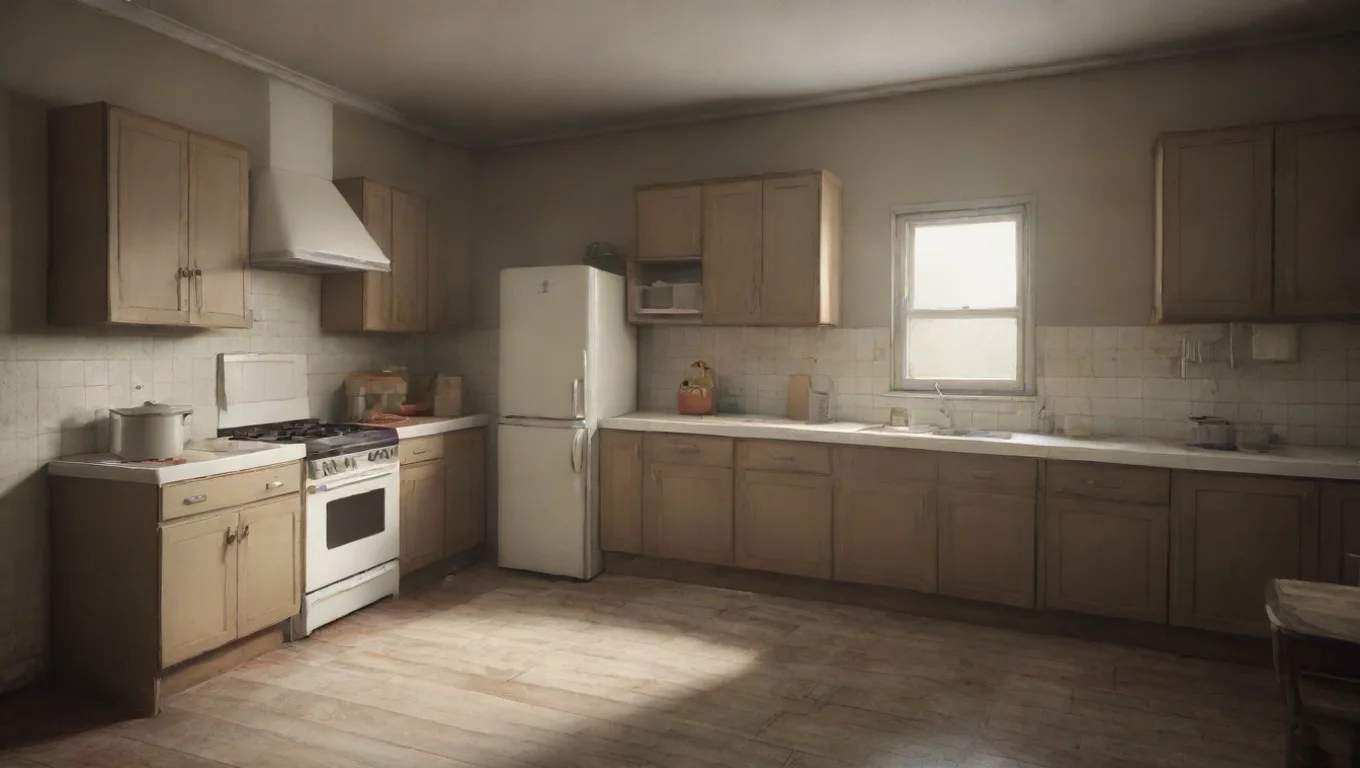aiBackdrop background environment neutral colors artstation nostalgic 62  MrRealism  62 MrRealism  Out kitchen No cookies Noo Back in box he said in a stern tone undefined