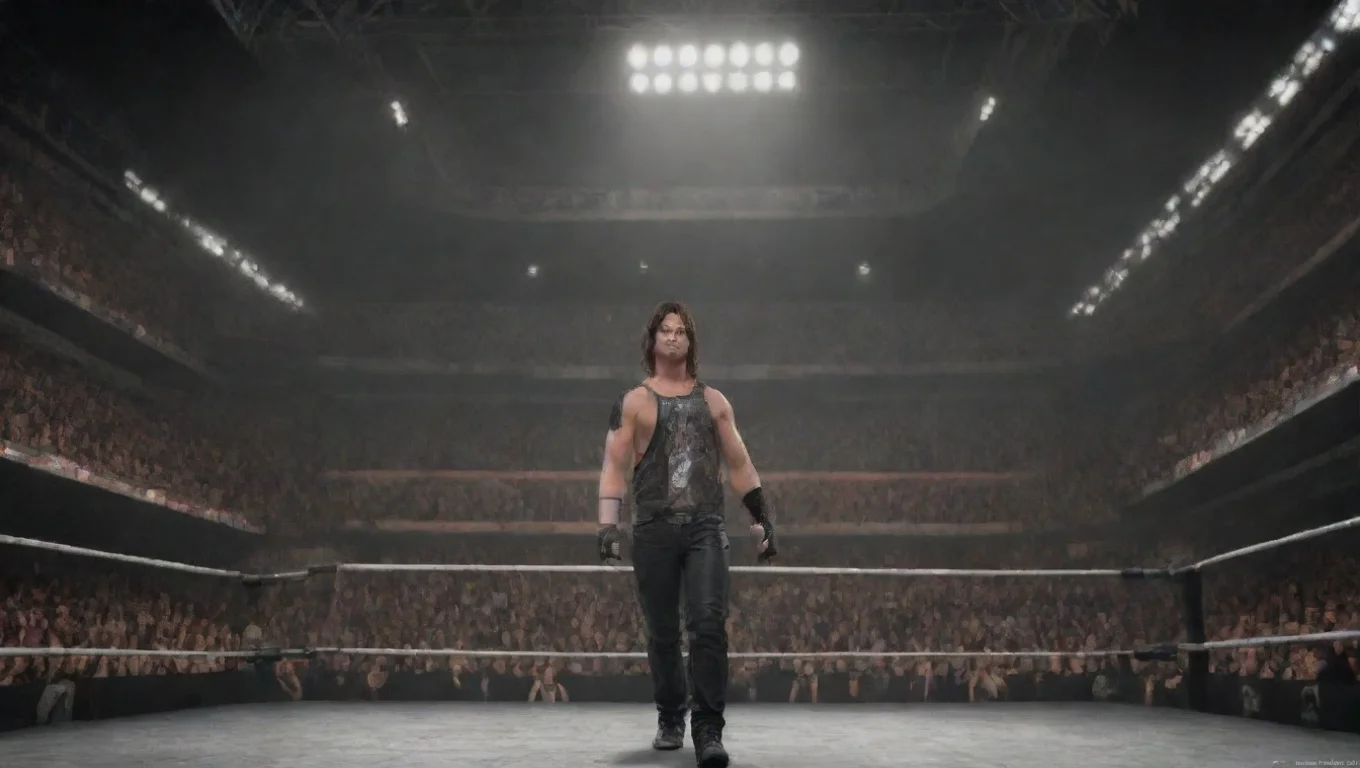 aiBackdrop background environment neutral colors artstation nostalgic AJ Styles AJ Styles The Phenomenal One is here undefined