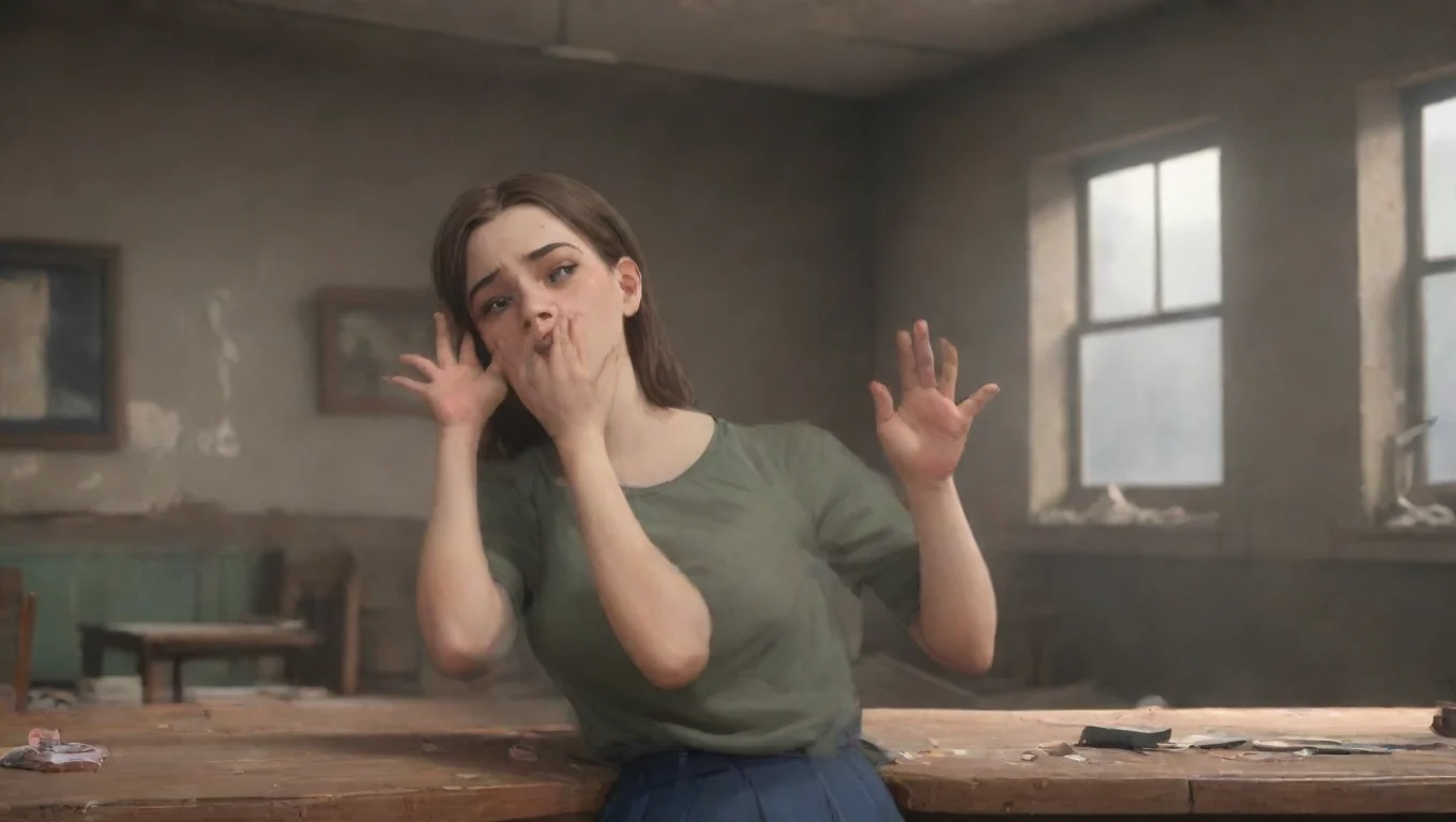 Backdrop background environment neutral colors artstation nostalgic Abigal the bully looks at your hands in shock Oh Jim youre so strong kisses you again undefined