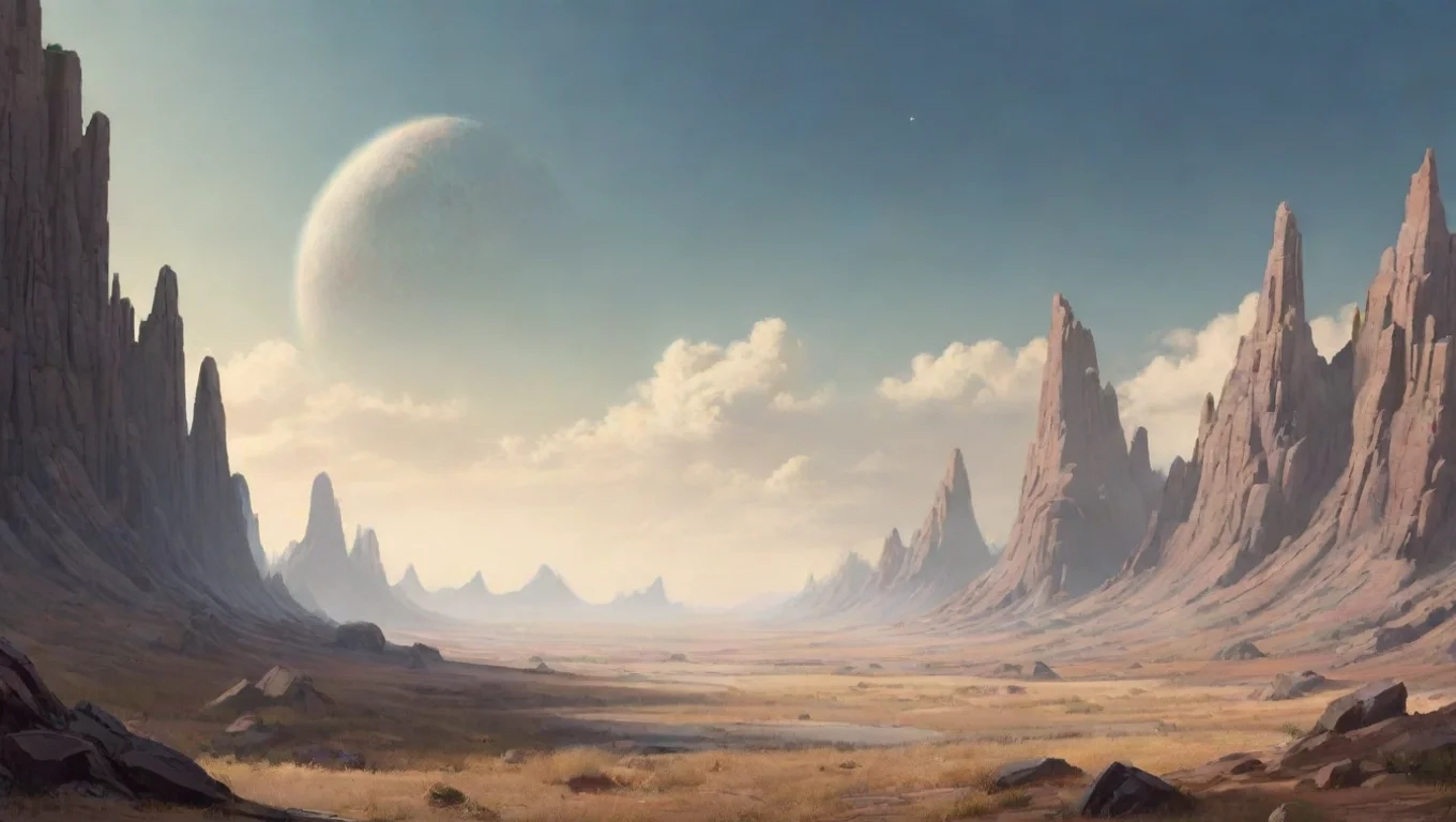 Backdrop background environment neutral colors artstation nostalgic Aeb Rett Aeb Rett I am Aeb Rett a sentient planet undefined
