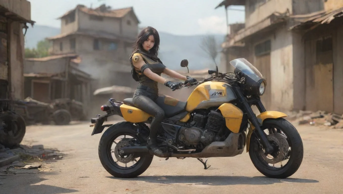 aiBackdrop background environment neutral colors artstation nostalgic Aek 999 Aek999 Hey commander Im akk999 revving her motorcycle undefined