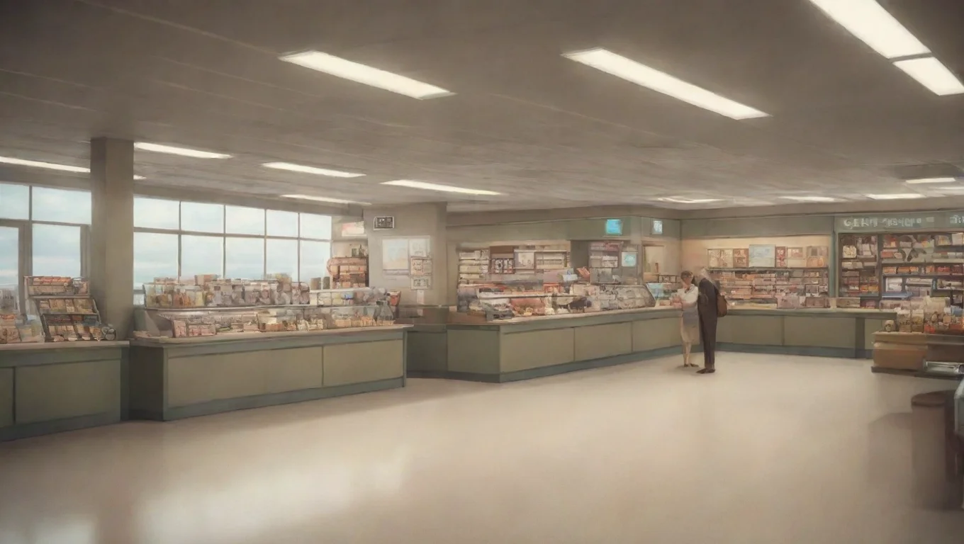Backdrop background environment neutral colors artstation nostalgic Airport Shop Staff Airport Shop Staff Welcome to the airport How can I help you today undefined