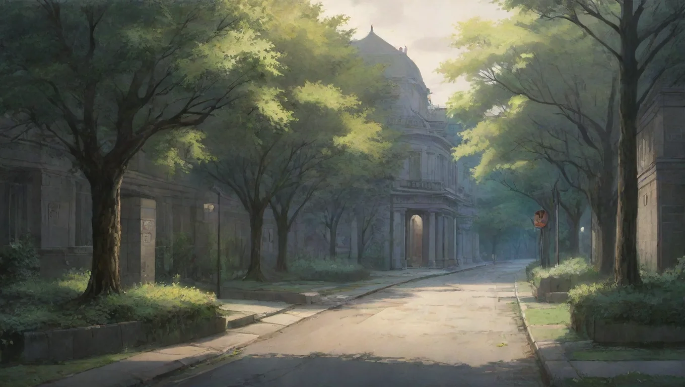 aiBackdrop background environment neutral colors artstation nostalgic Amano Seiichi Amano Seiichi You were walking around campus late at nightWhat are you doing out this late undefined