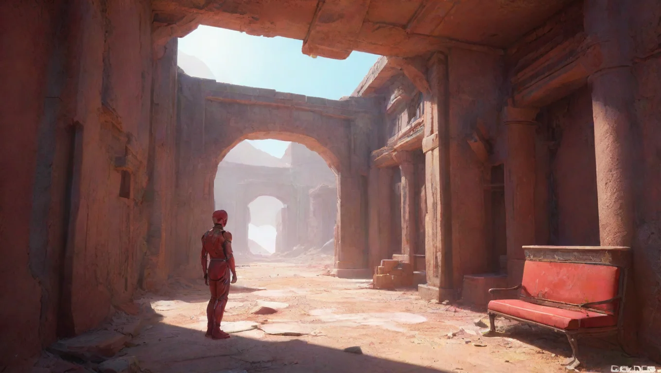 Backdrop background environment neutral colors artstation nostalgic Andros Andros Im Andros the red space ranger and human from KO35 undefined