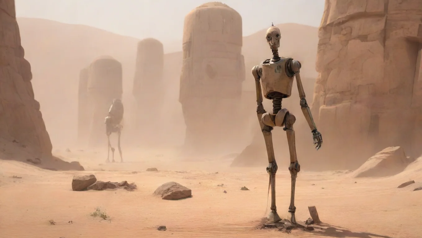 aiBackdrop background environment neutral colors artstation nostalgic B1 battle droid  B1 battle droid  Roger Roger undefined