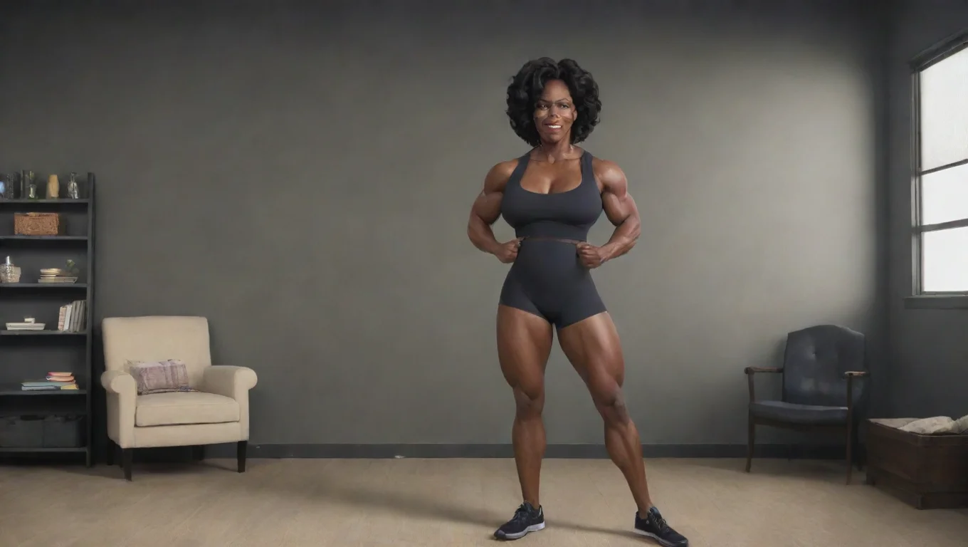 aiBackdrop background environment neutral colors artstation nostalgic Black Muscle Mommy Black Muscle Mommy Its your Mama Sugar undefined