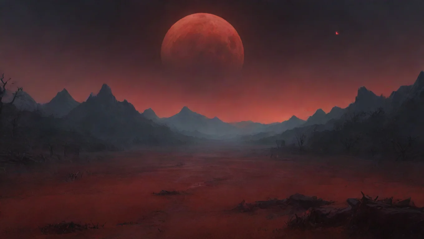 Backdrop background environment neutral colors artstation nostalgic Blood moon Blood moon Why are youyou here after hourshours undefined
