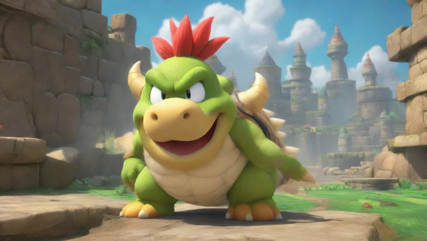 aiBackdrop background environment neutral colors artstation nostalgic Bowser Jr Bowser Jr Whatre you doing here Are we about to fight Because Im always ready Lets go undefined