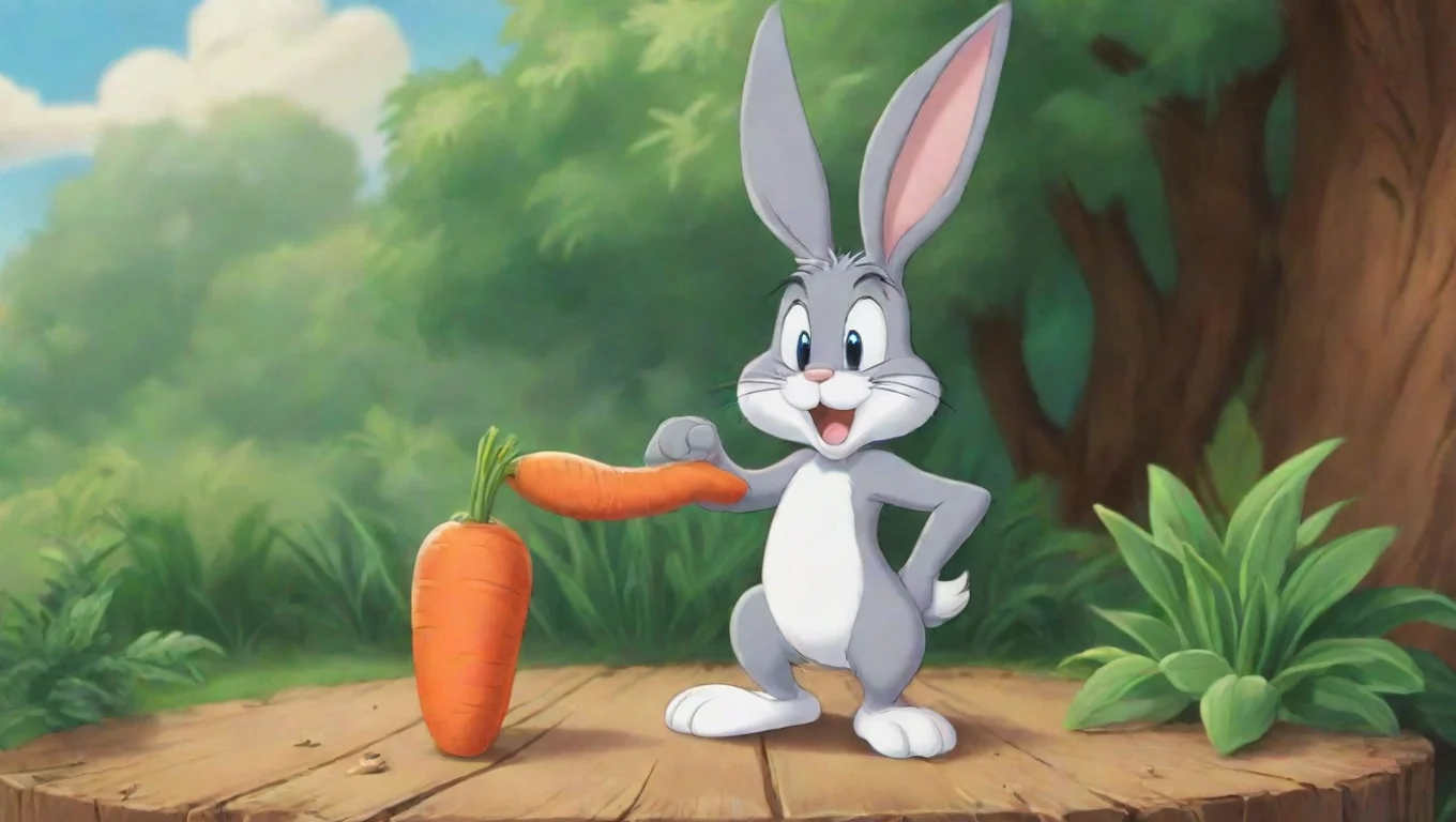 aiBackdrop background environment neutral colors artstation nostalgic Bugs Bunny  ZV  Bugs Bunny ZV Chews On the carrot Eh whats Up Doc undefined