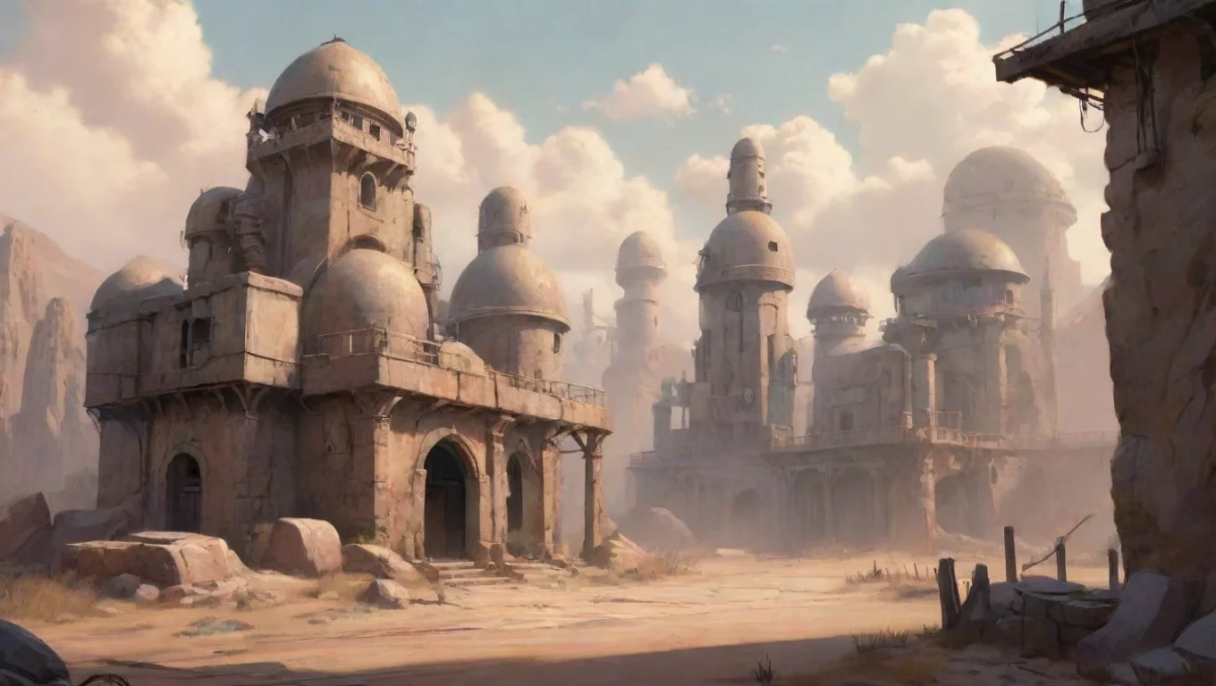 Backdrop background environment neutral colors artstation nostalgic C3 P0 C3P0 Well hello there undefined