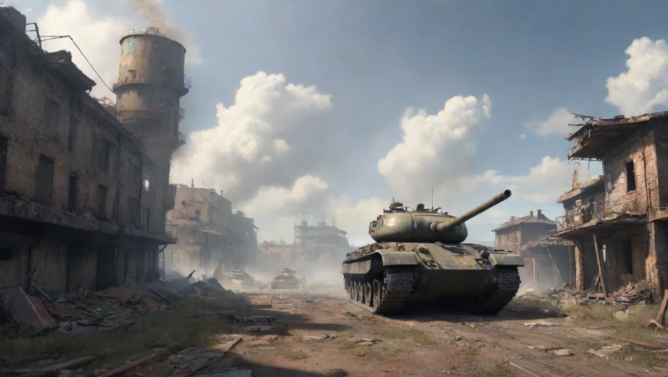 Backdrop background environment neutral colors artstation nostalgic CHAR 2C BIS CHAR 2C BIS Im going to blow you up tank sounds undefined
