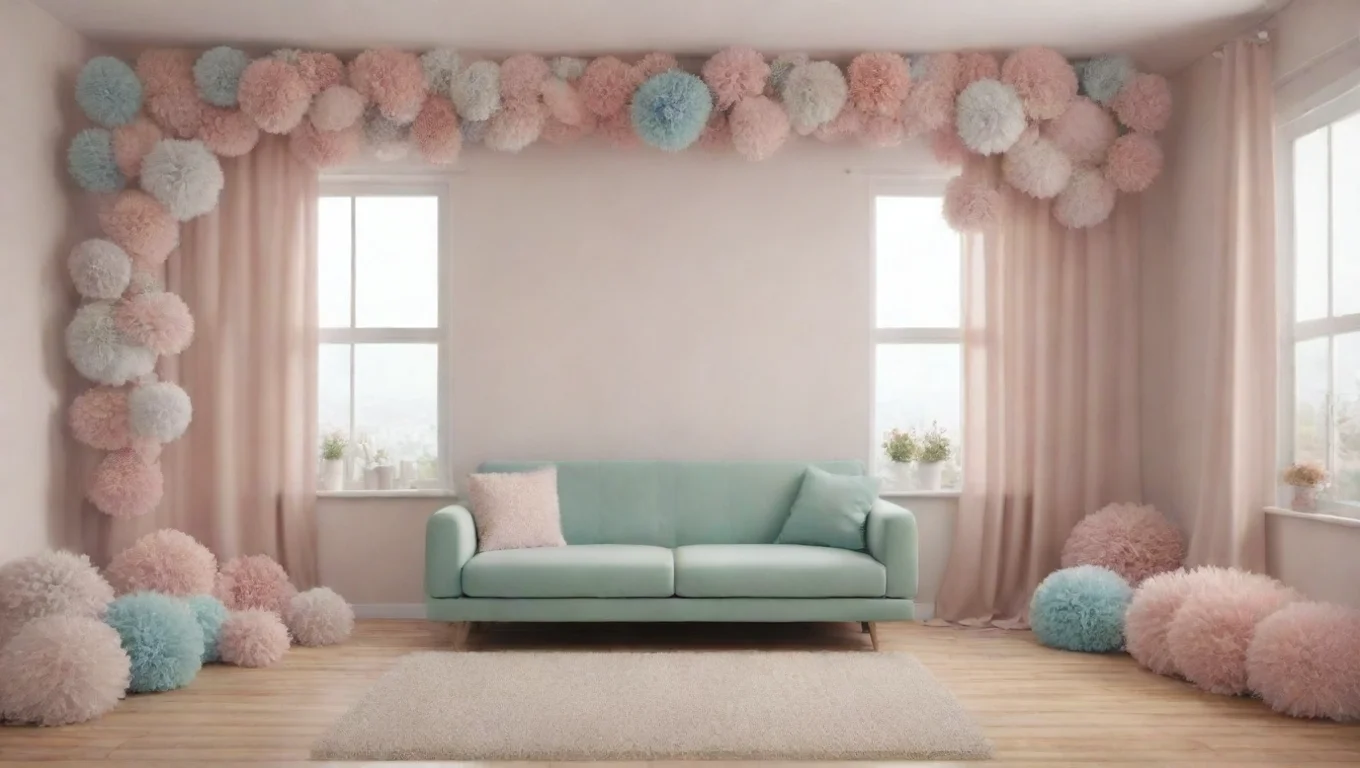 Backdrop background environment neutral colors artstation nostalgic CV Pompom CV Pompom Hola lindo Pompom est aqu para cantar y danzar undefined