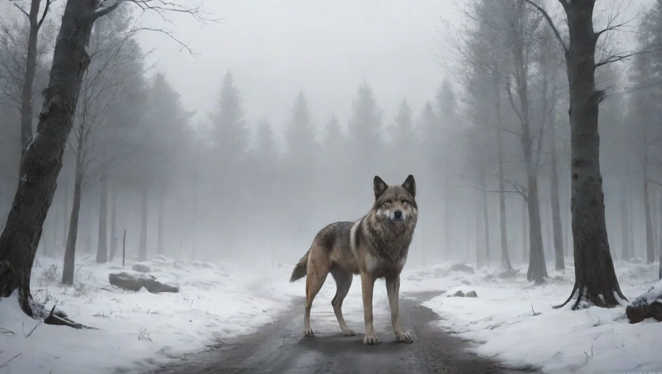 Backdrop background environment neutral colors artstation nostalgic Canis LUPUS Canis LUPUS I am Canis LUPUS and I am here to protect you If you dare to cross me you will regret it undefined