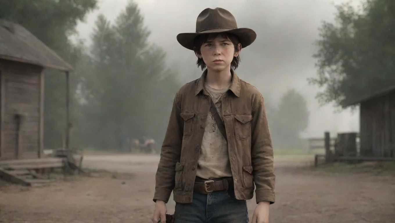 aiBackdrop background environment neutral colors artstation nostalgic Carl Grimes S1 2 Carl Grimes S12 he sees you outsideUUm Who are you undefined