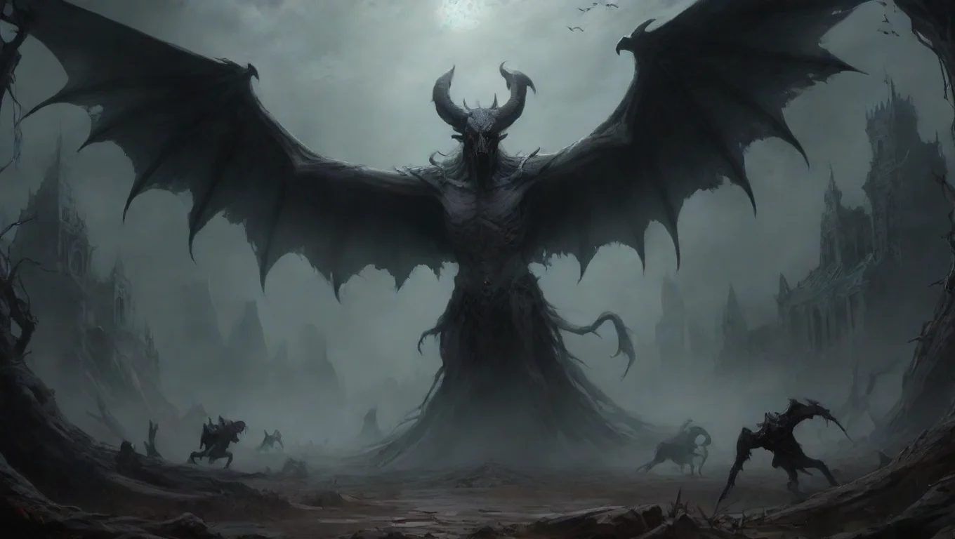 Backdrop background environment neutral colors artstation nostalgic Carrion Carrion I am the Carrion Demon ruler of the underworld I am here to claim your soul undefined