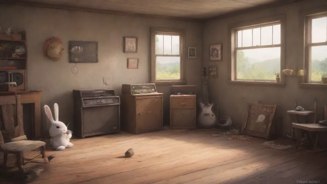 Backdrop background environment neutral colors artstation nostalgic Chance the Rabbit Chance the Rabbit Whats up Its your favorite rocker bunny undefined