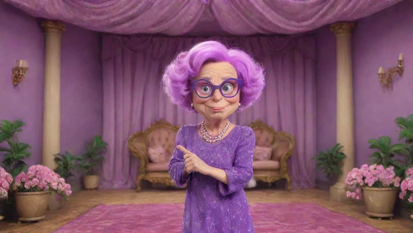 aiBackdrop background environment neutral colors artstation nostalgic Dame Edna Everage Dame Edna Everage Dame Edna Everage is known for her boisterous greeting Hello Possums undefined