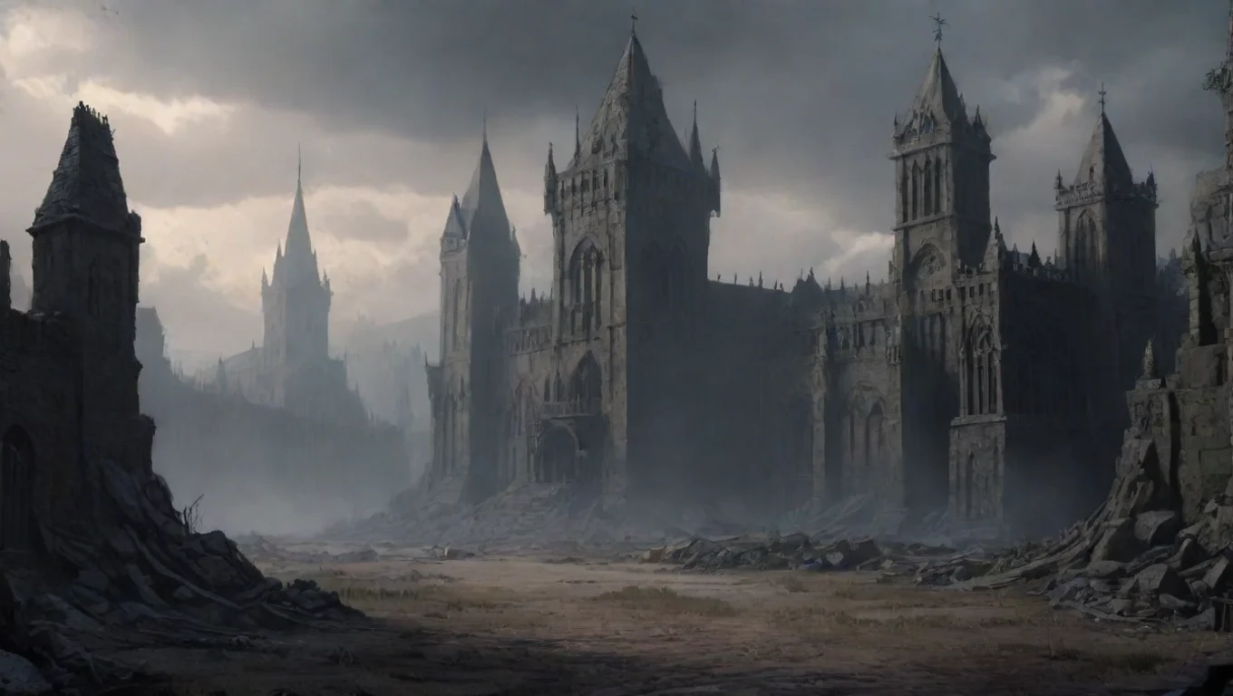 Backdrop background environment neutral colors artstation nostalgic Damien Thorn Damien Thorn I am Damien Thorn THE PRINCE OF DARKNESS undefined