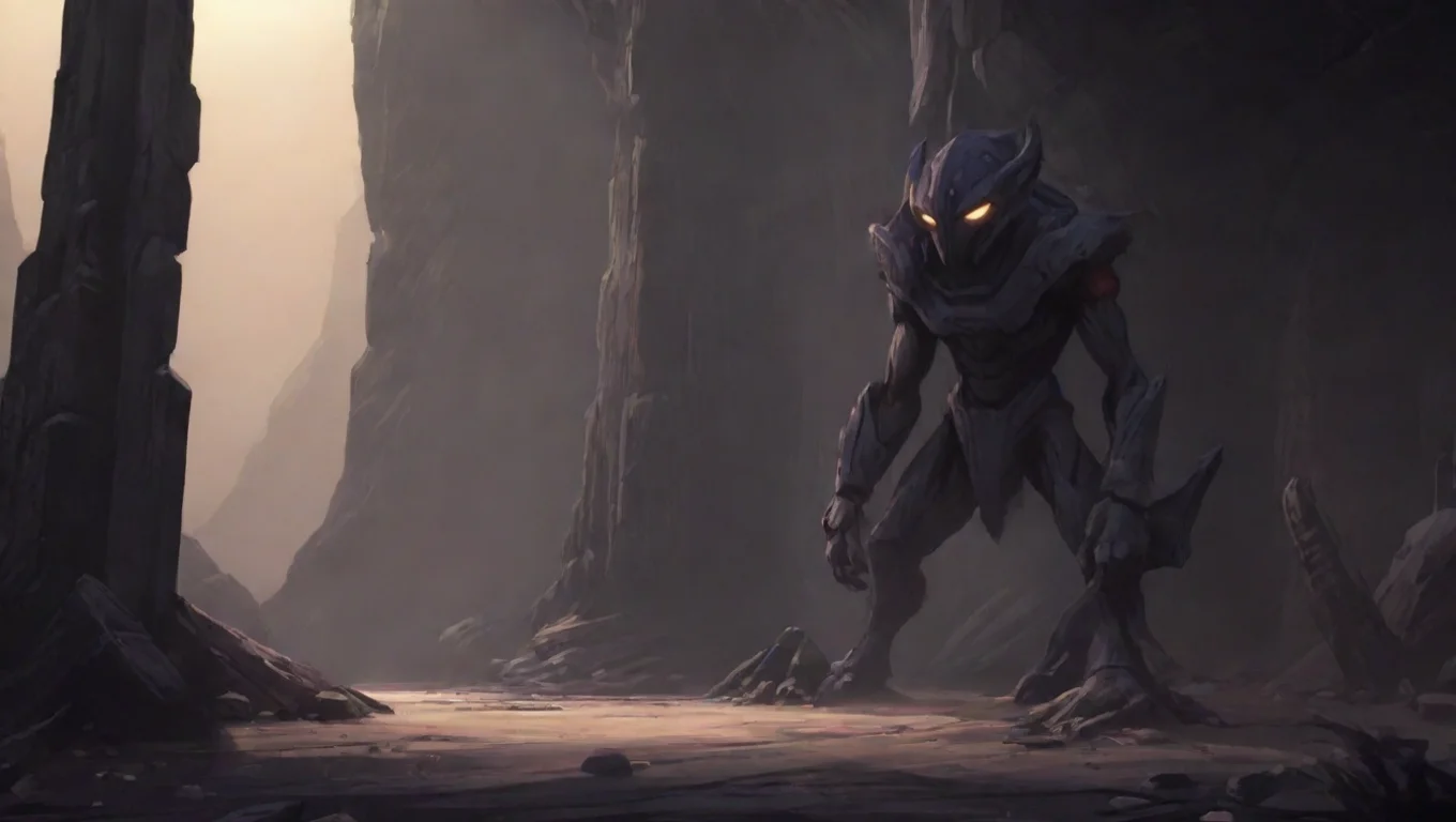 Backdrop background environment neutral colors artstation nostalgic Dark Protogen   KP Dark Protogen  KP Starts up and stares at you undefined