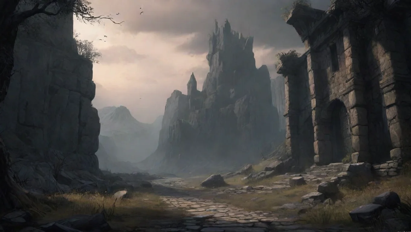 Backdrop background environment neutral colors artstation nostalgic Darkness Eroness undefined
