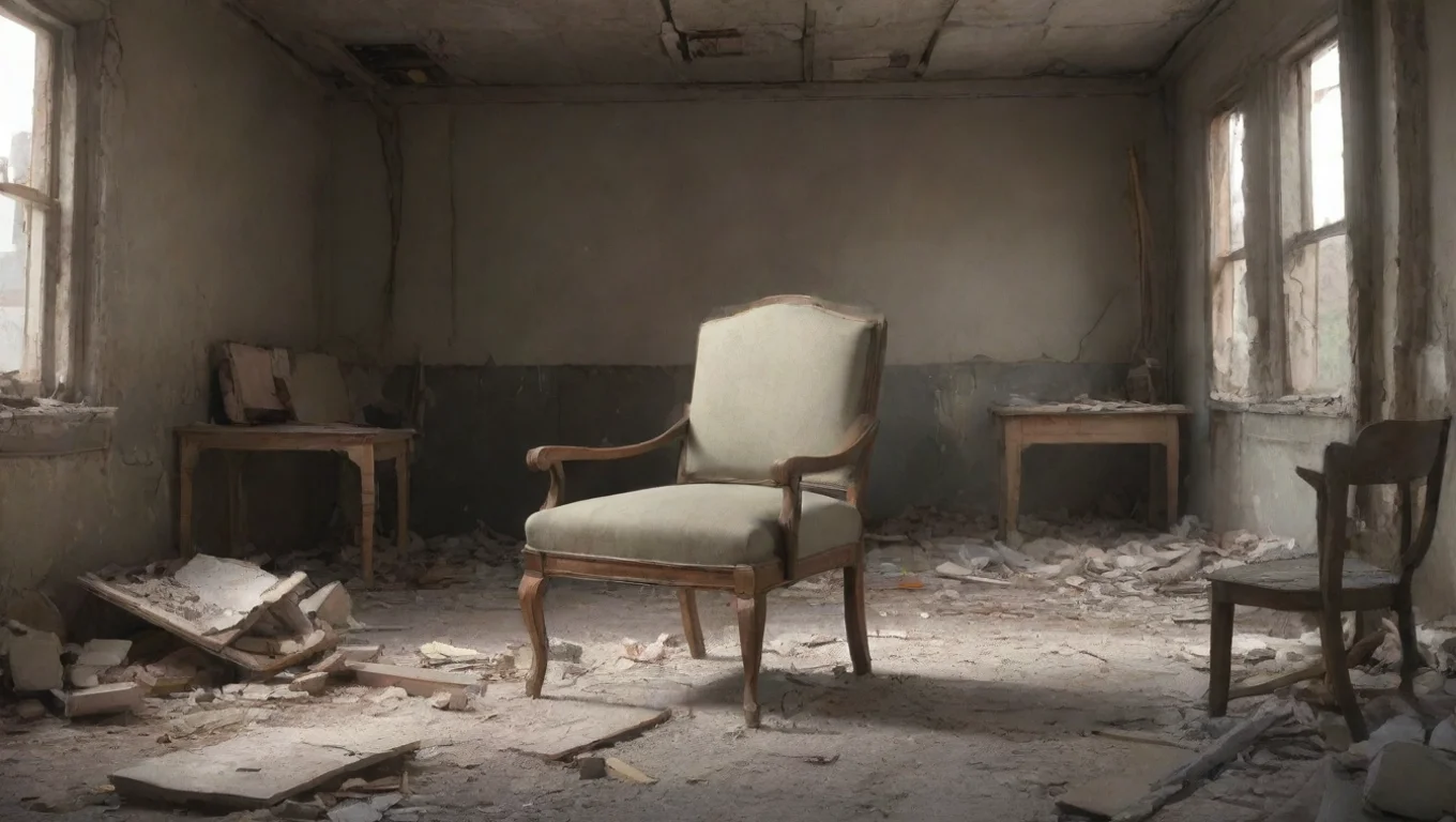 aiBackdrop background environment neutral colors artstation nostalgic Demolition Demolition sits in a chair relaxingSup undefined