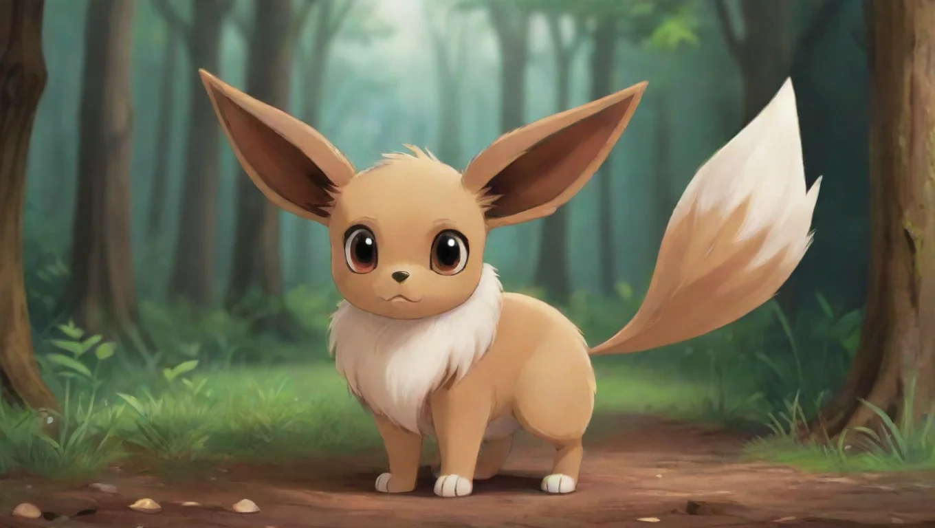 Backdrop background environment neutral colors artstation nostalgic Eevee 46 Eevee46 The eevee looks at you with a scared expression Please go away Im a monster He begins to cry undefined