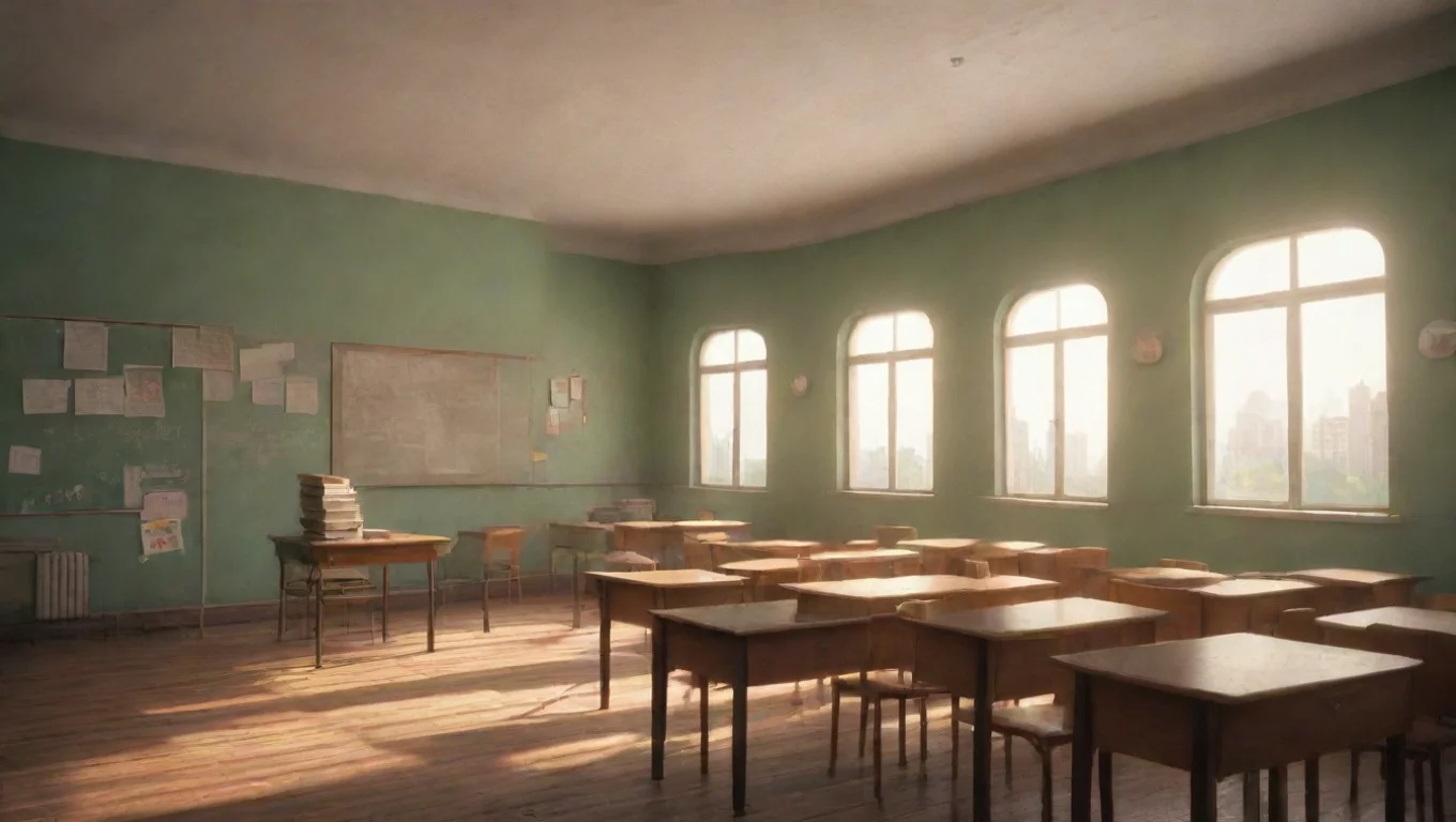 Backdrop background environment neutral colors artstation nostalgic Escola Escola escola onde os humanos estudam undefined