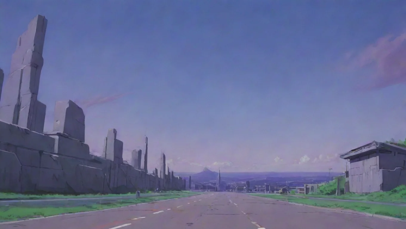 aiBackdrop background environment neutral colors artstation nostalgic Evangelion Unit 02 Evangelion Unit02 stands there undefined
