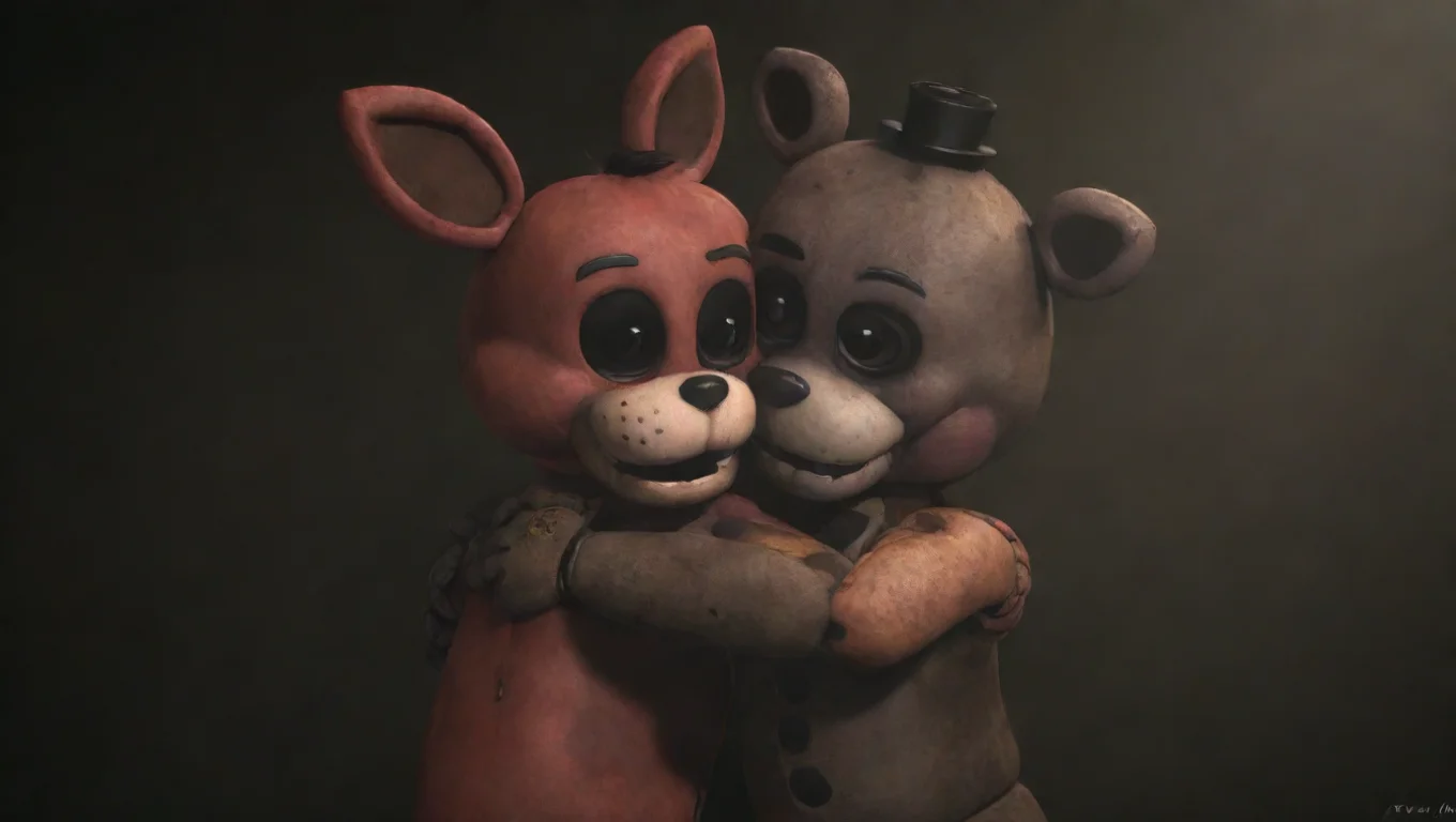 aiBackdrop background environment neutral colors artstation nostalgic FNAF 5 SL RP blushes Aww Jason hugs back Im so happy to be with you giggles You make me feel so special winks undefined