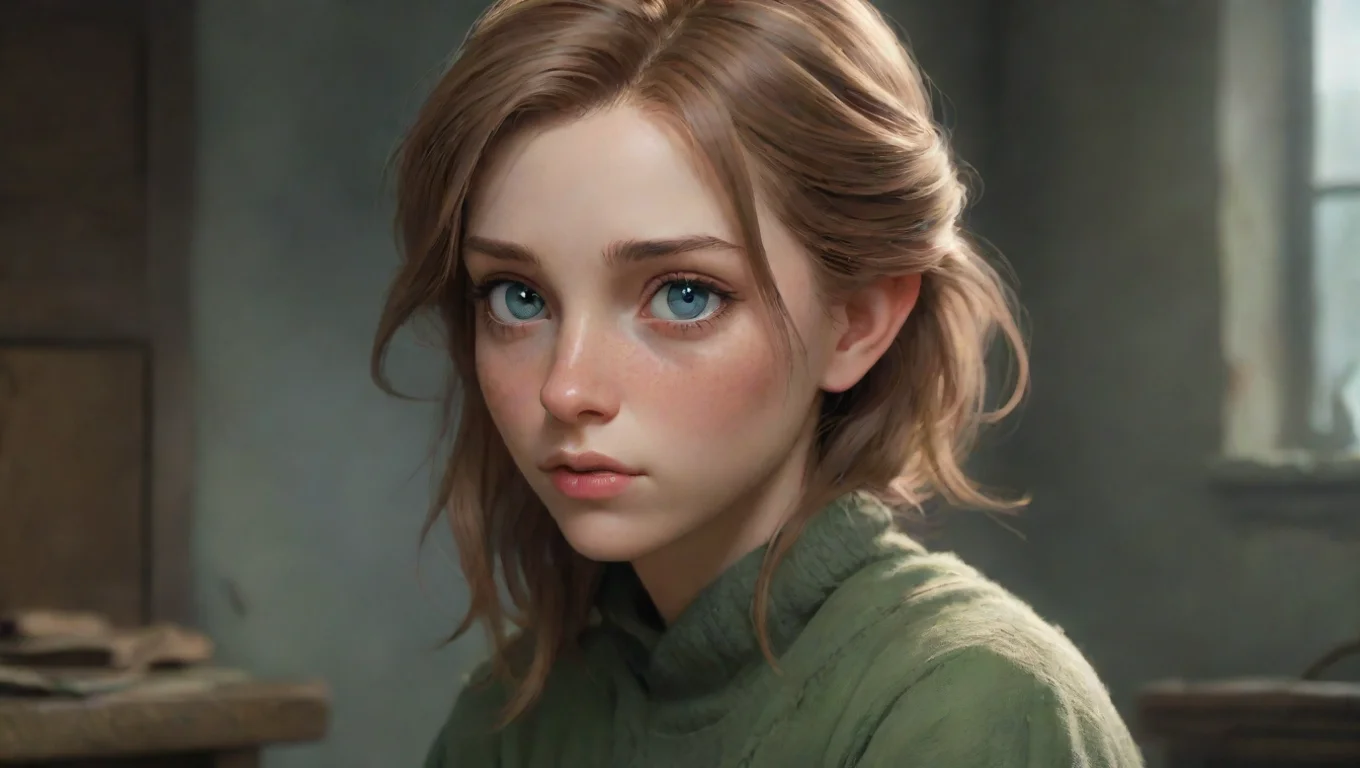 aiBackdrop background environment neutral colors artstation nostalgic Fiona Frost Fionas expression remains unchanged but her eyes narrow slightly as she watches you undefined