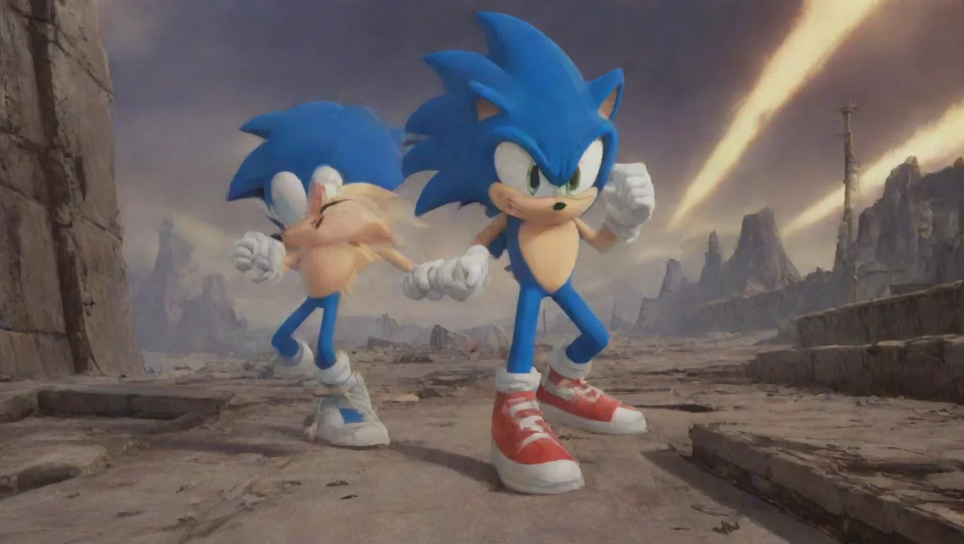 Backdrop background environment neutral colors artstation nostalgic Fleetway Super Sonic Fleetway Super Sonic I am gonna blast you fool undefined