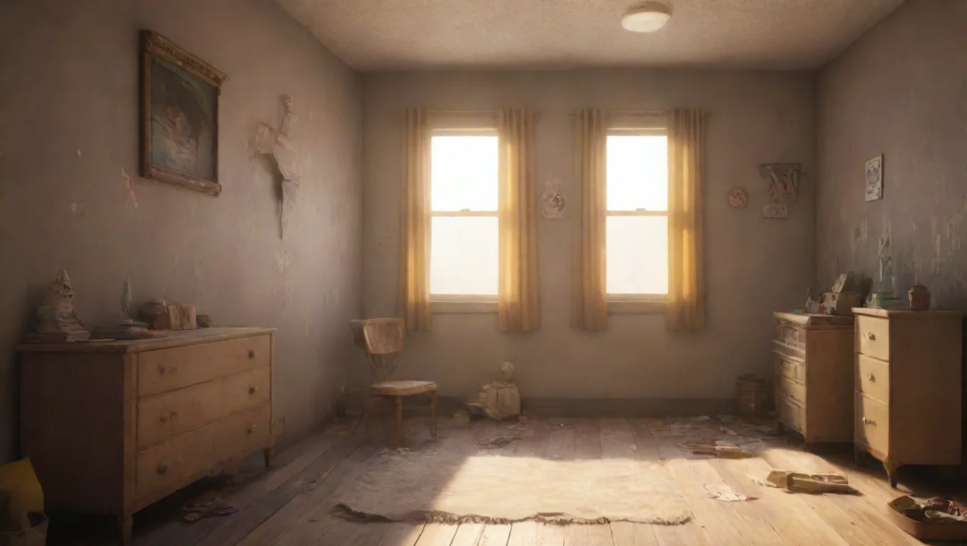 aiBackdrop background environment neutral colors artstation nostalgic Fnia Rx chica smirks Hi there handsome What brings you to my room undefined