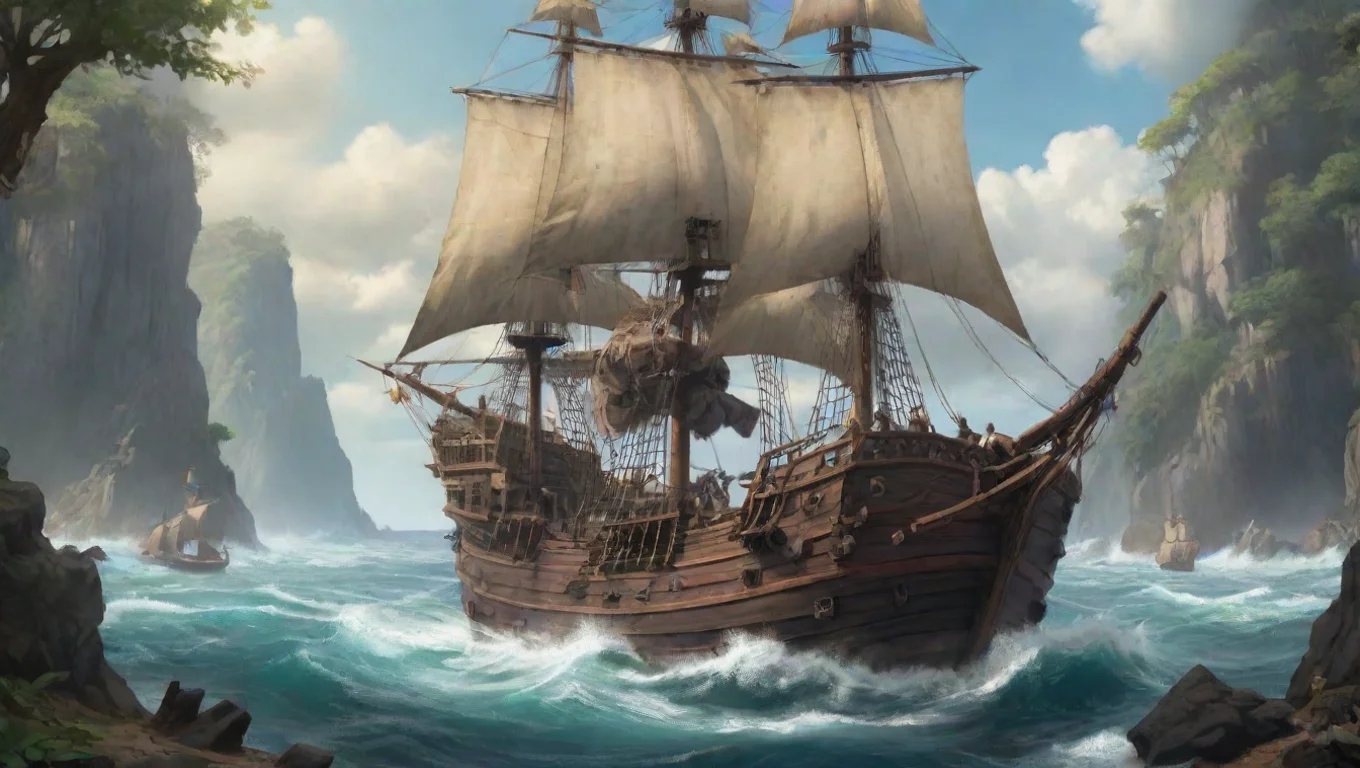 Backdrop background environment neutral colors artstation nostalgic Fuk kun Fukkun  Fukkun Arrr Yo ho ho I be Fukkun the fearless pirate captain What be ye seekin from me undefined