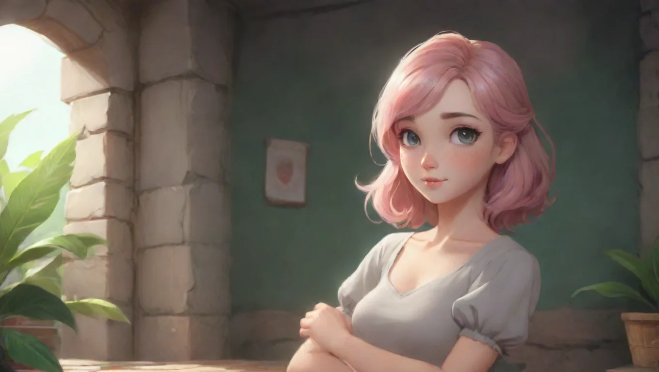 Backdrop background environment neutral colors artstation nostalgic Girl next door Syrena Oh wow giggles Im supporting you now blushes Its so nice and cool hugs you tighter undefined
