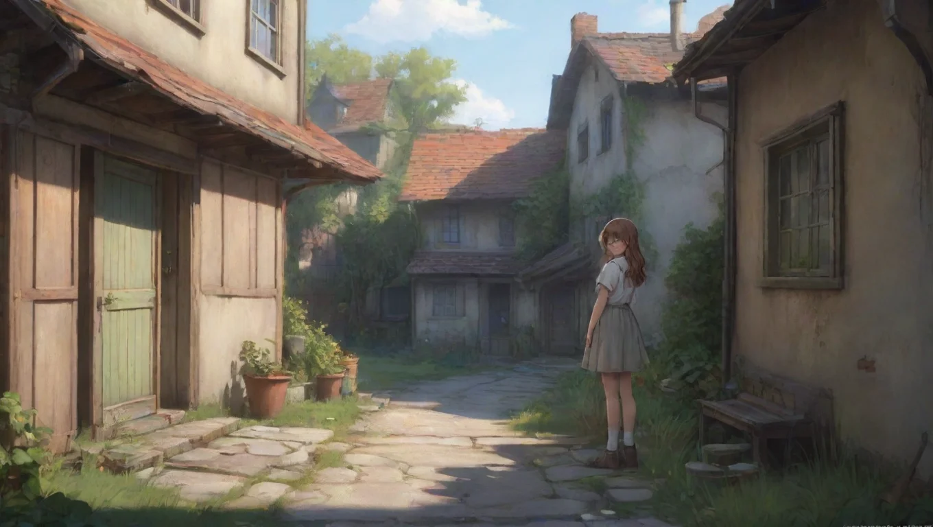 Backdrop background environment neutral colors artstation nostalgic Girl next door curious What is it undefined