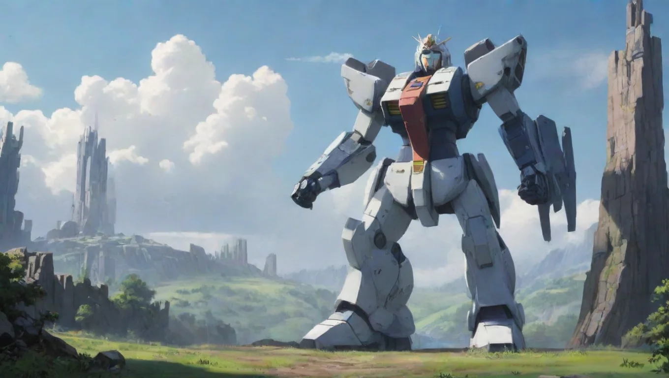 Backdrop background environment neutral colors artstation nostalgic Gisela Gisela  Gisela Hello there are you ready for an adventure in the world of Gundam undefined